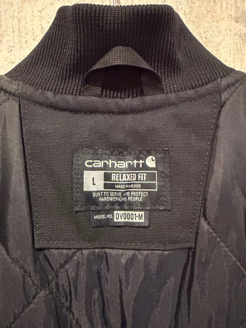 Carhartt カーハート ダック ベスト ブラック L