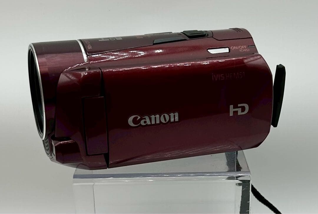 Canon iVIS HF M51 レッド 動作確認済 本体のみ