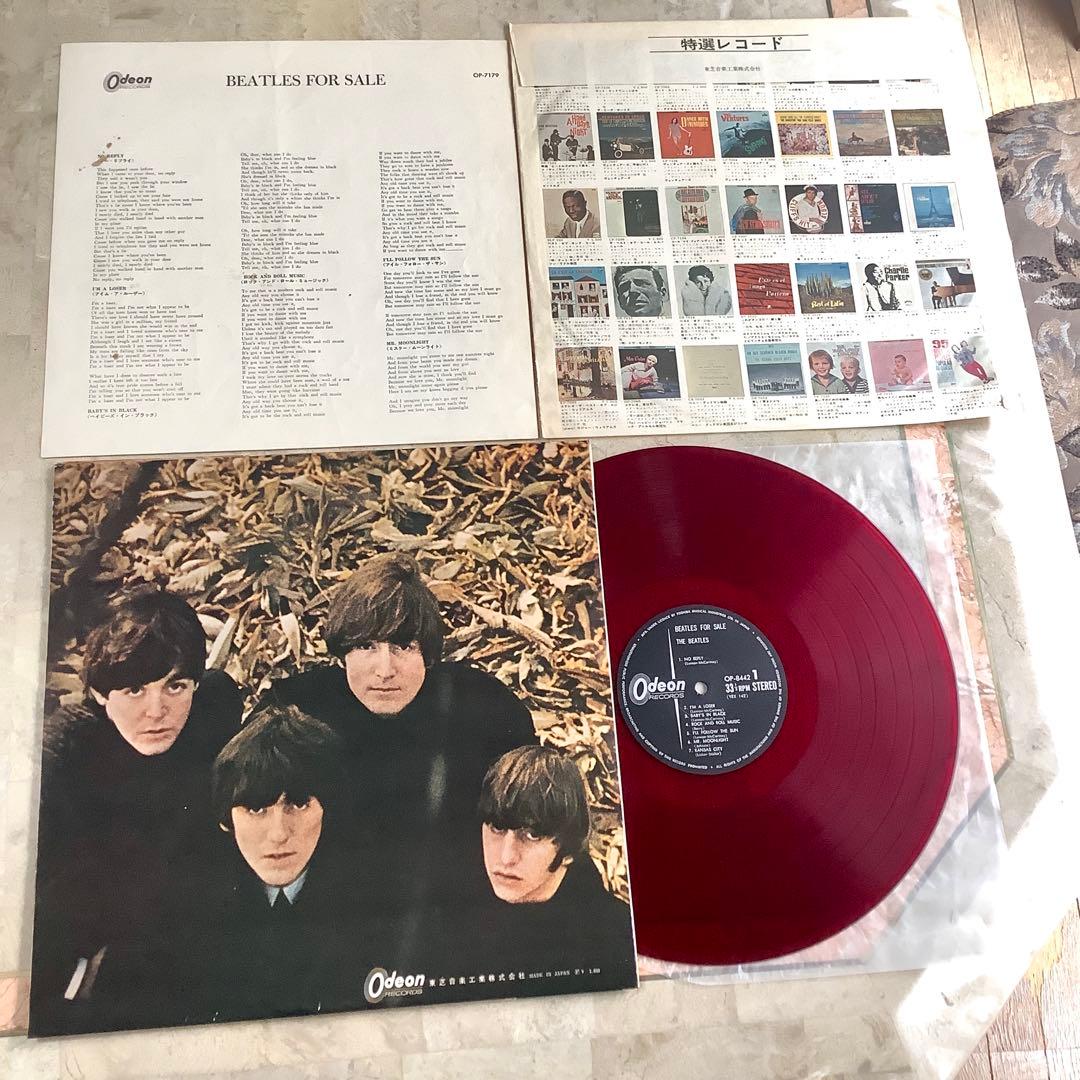 レア!良品! レコード極美! ビートルズ’65 1965年初版盤 オデオン赤盤