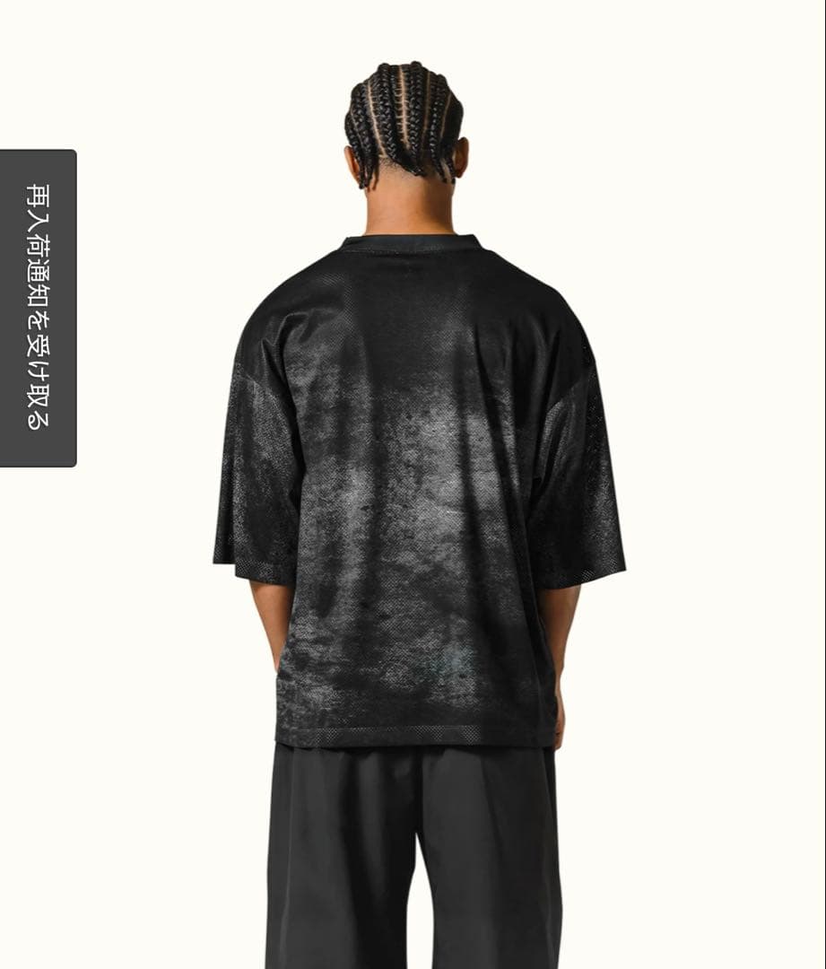 リフLYFT オーバーサイズ メッシュTシャツ ブラックMサイズ