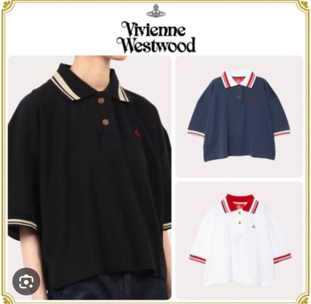 Vivienne Westwood カノコ クロップド ポロトップ