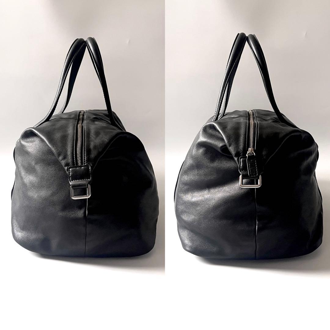 ⭐️SALE⭐ ダナキャラン DKNY ボストンバッグ　レザー　大容量　黒　way
