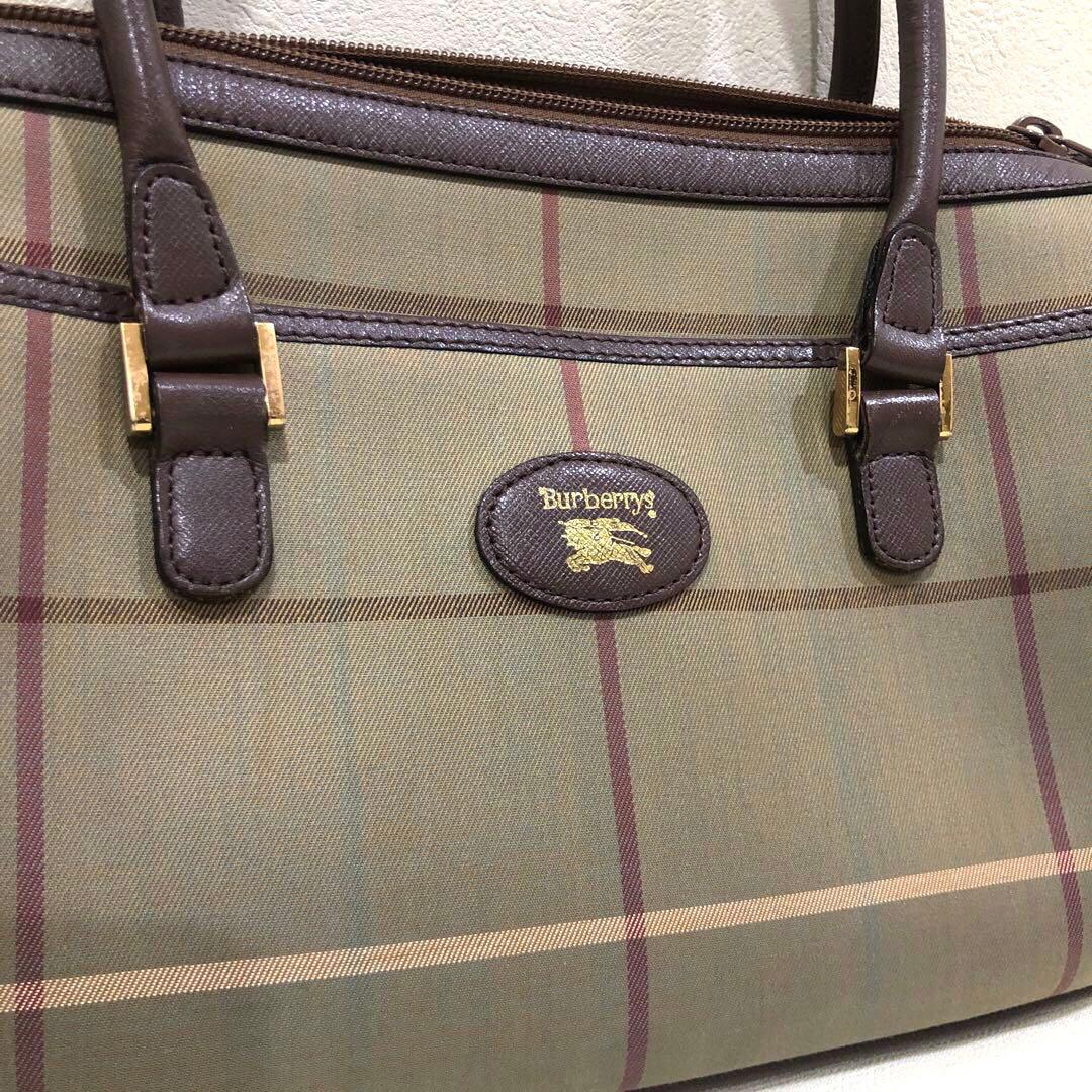 Vintage Burberrys バーバリー ハンドバッグ ミニボストン