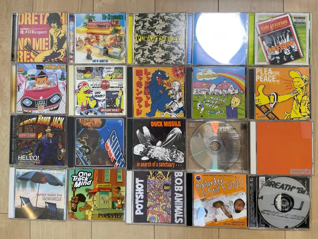CD 100枚以上 パンク、コア、スカ、レゲエ