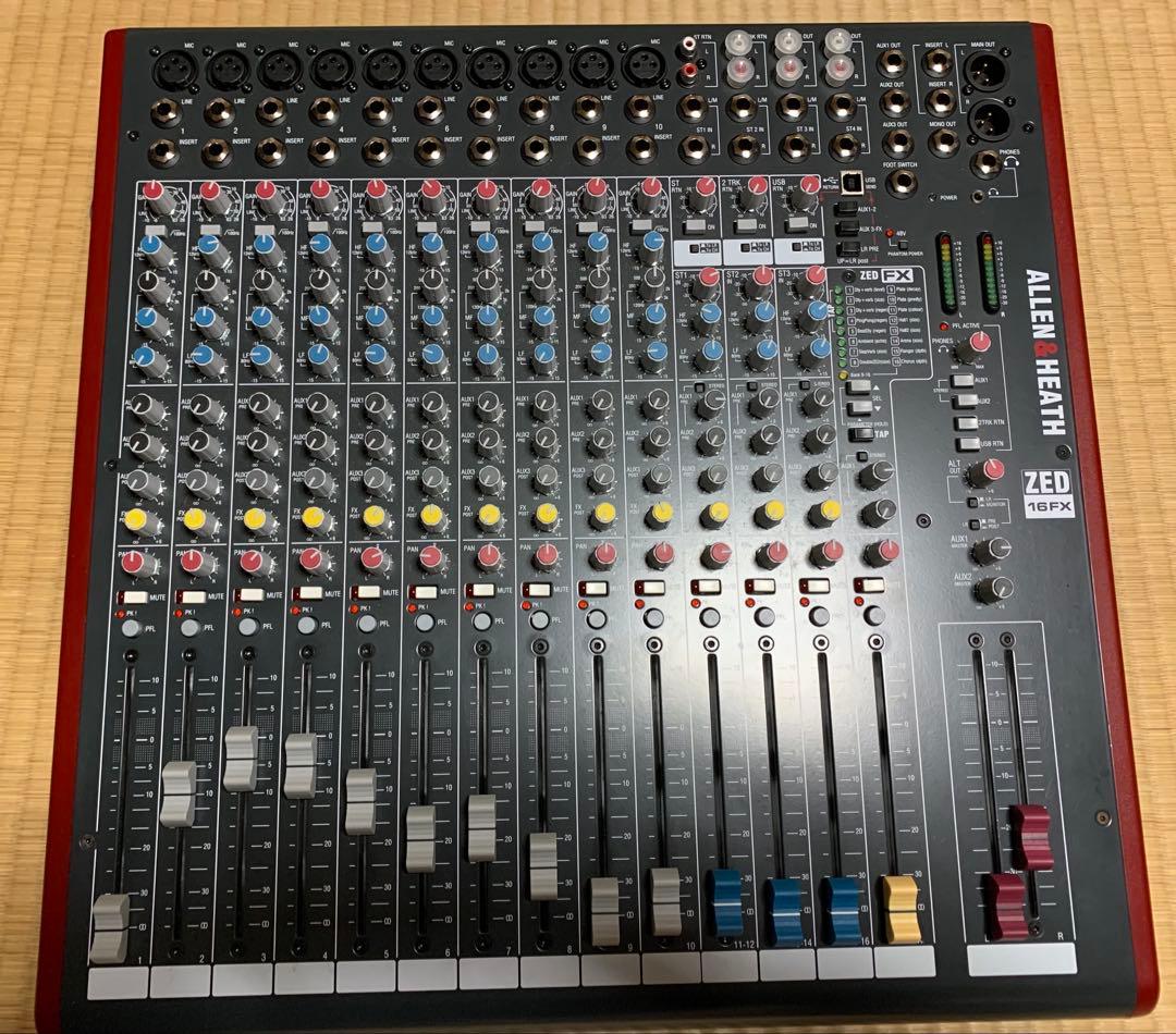 Allen &heath ミキサーZED 16FX おまけ付き