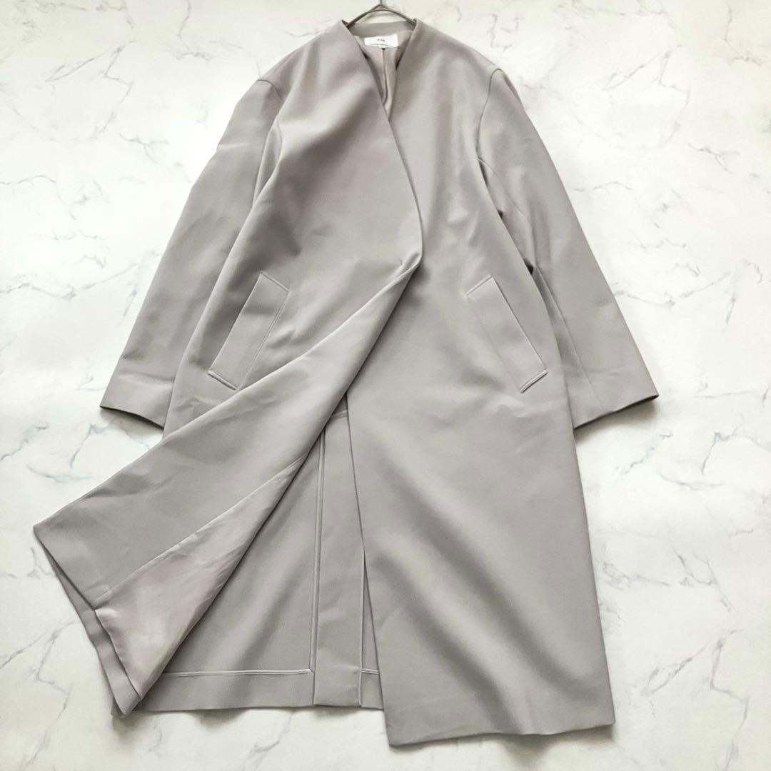 23区 グロッシー ダブルクロス Vカラーコート　38 スプリングコート