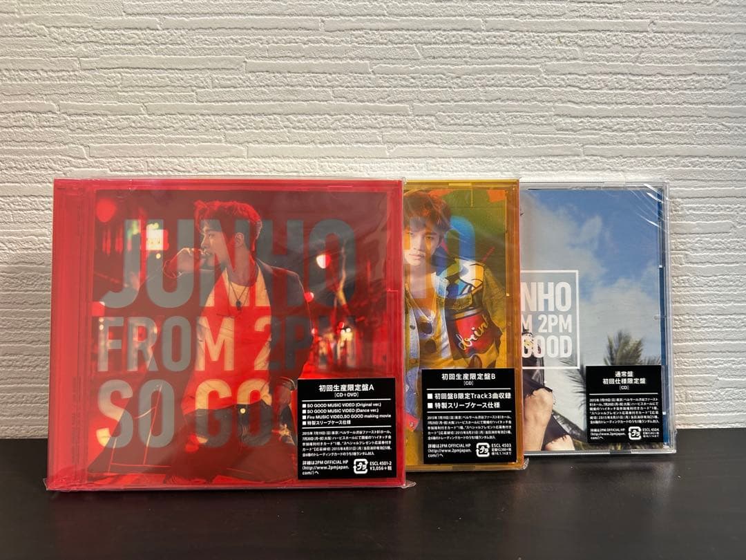 2PM JUNHO ジュノ SO GOOD CDセット FC限定 3形態BOX