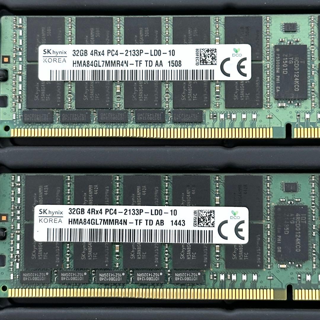桜 64GB(32GBx2枚) SKHYNIX DDR4 メモリ
