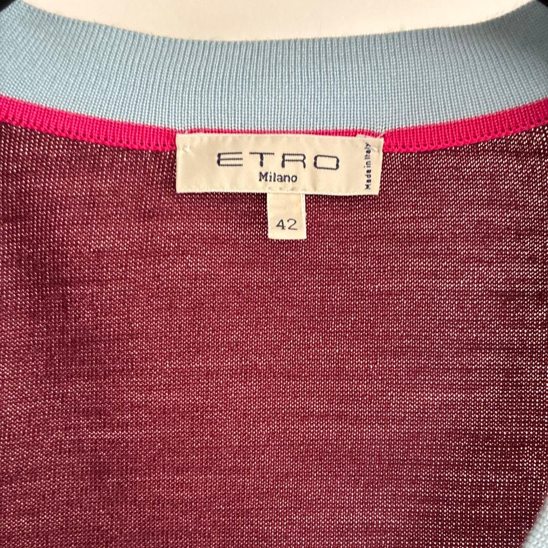 ETRO 薄手ニットカーディガン サイズ42