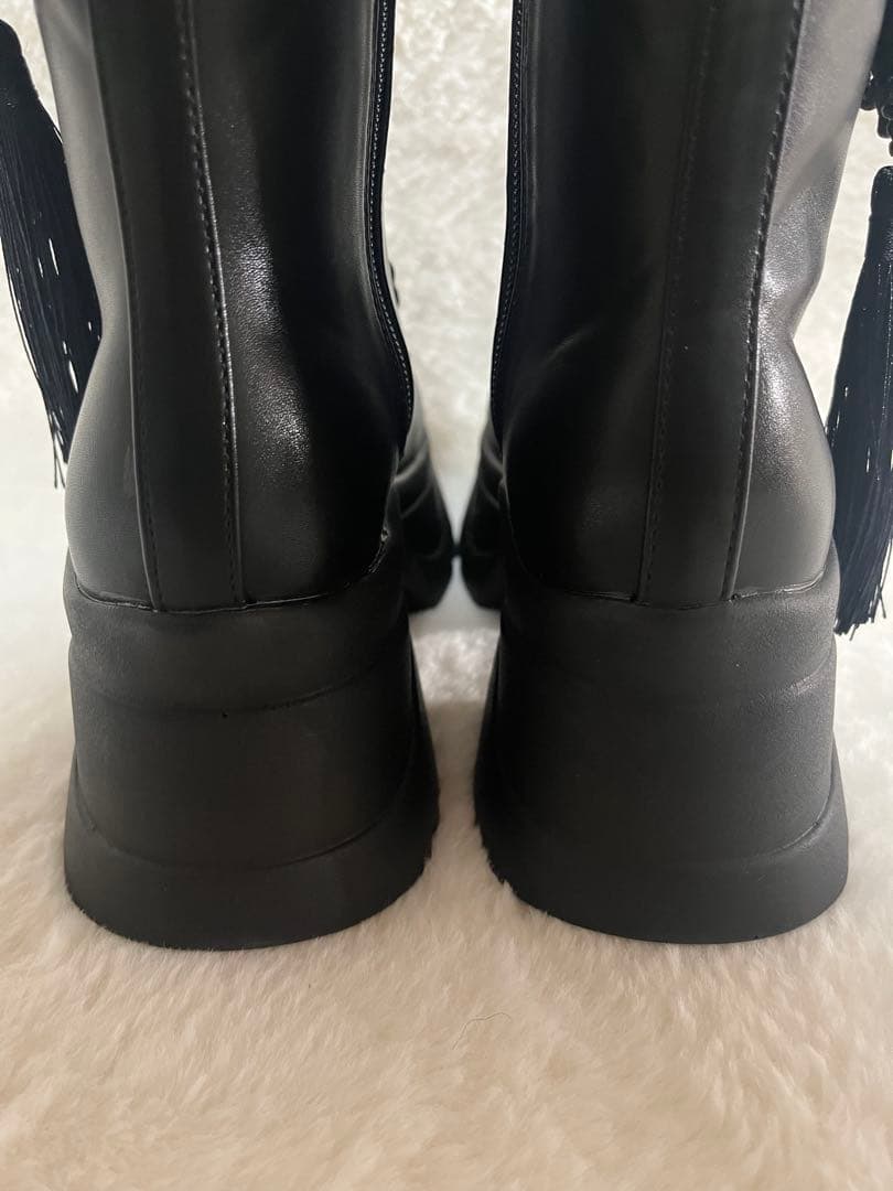 【axes femme】チャイナ釦タンクソールブーツ　新品　箱付き