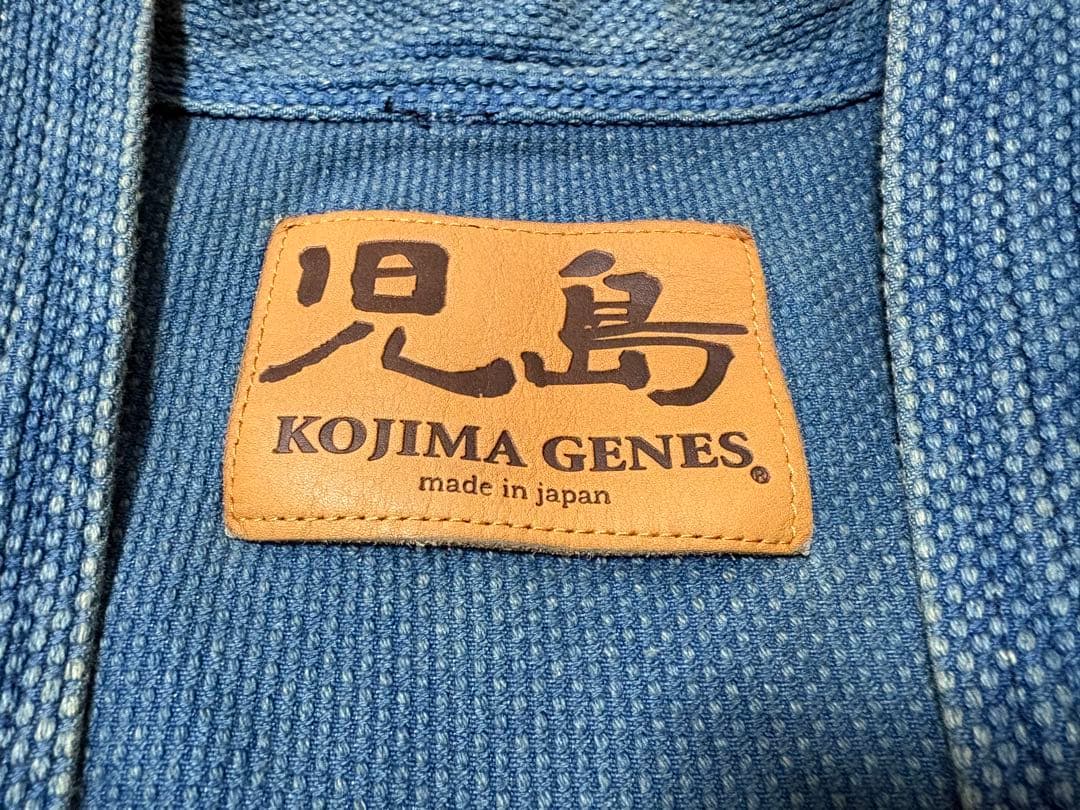 児島ジーンズ デニム半纏 カバーオール 刺し子 ユーズドウェル
