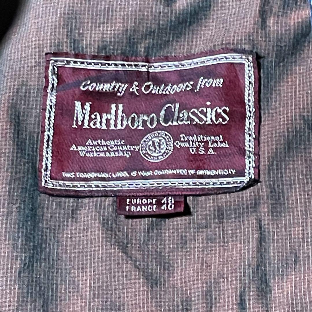 USA古着MarlboroClassicsトラディショナルジャケットネイビーL