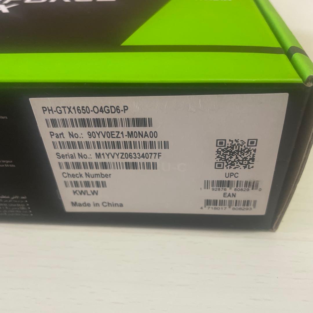 ASUS GTX1650 PHOENIX OC 4GB GDDR6 グラボ