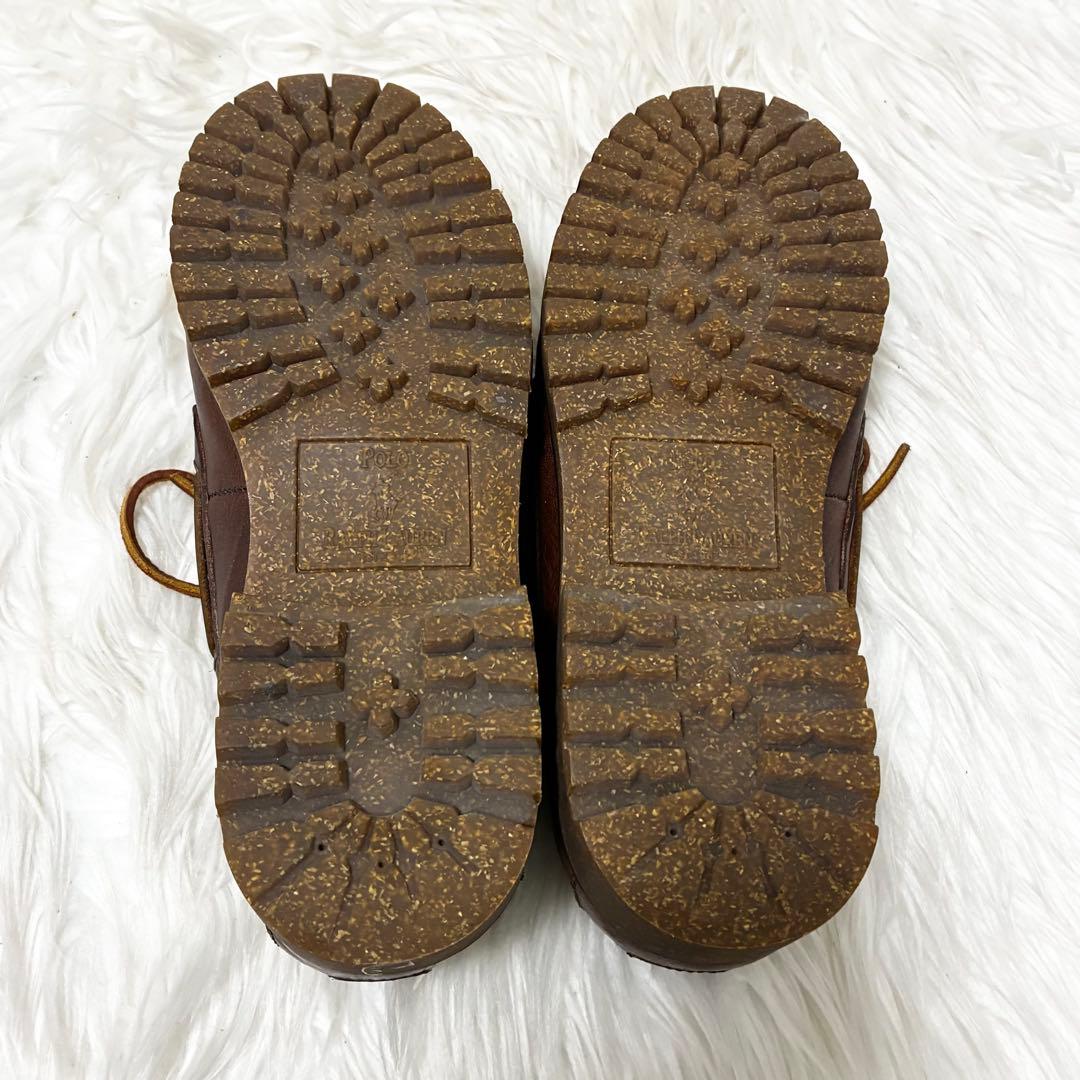 POLO ポロラルフローレン　デッキシューズ　28cm 靴　茶色　大きいサイズ