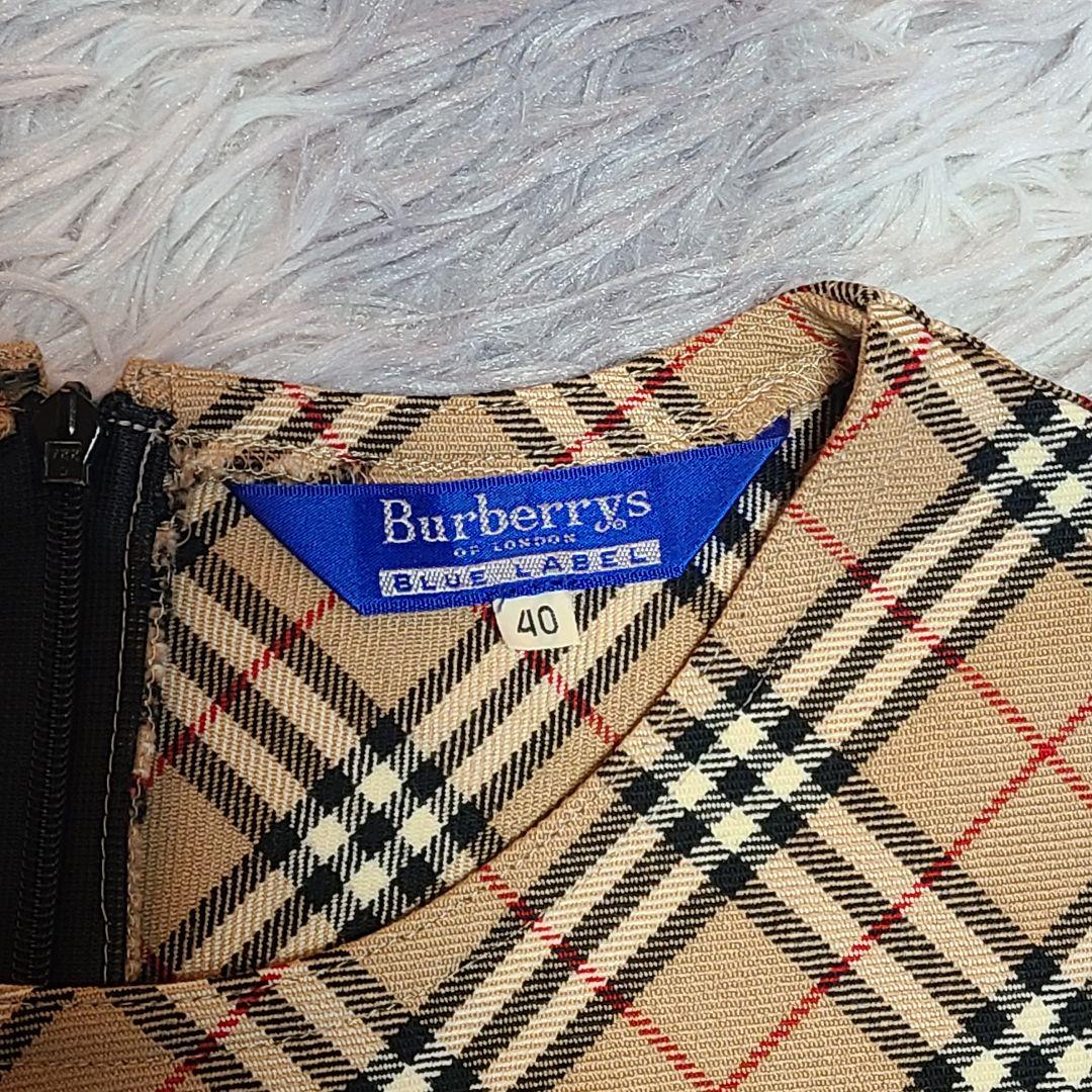 美品✨　BURBERRY　BLUE LABEL　ワンピース　ノバチェック　40