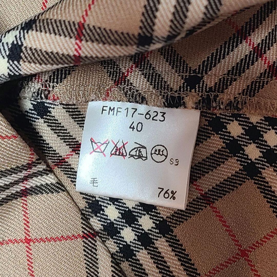 美品✨　BURBERRY　BLUE LABEL　ワンピース　ノバチェック　40