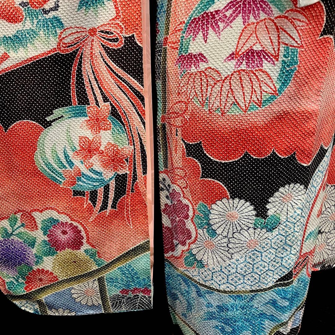 振袖フルセット■藤娘きぬたや■吉祥松竹梅模様■総絞り■振袖一式成人式振り袖