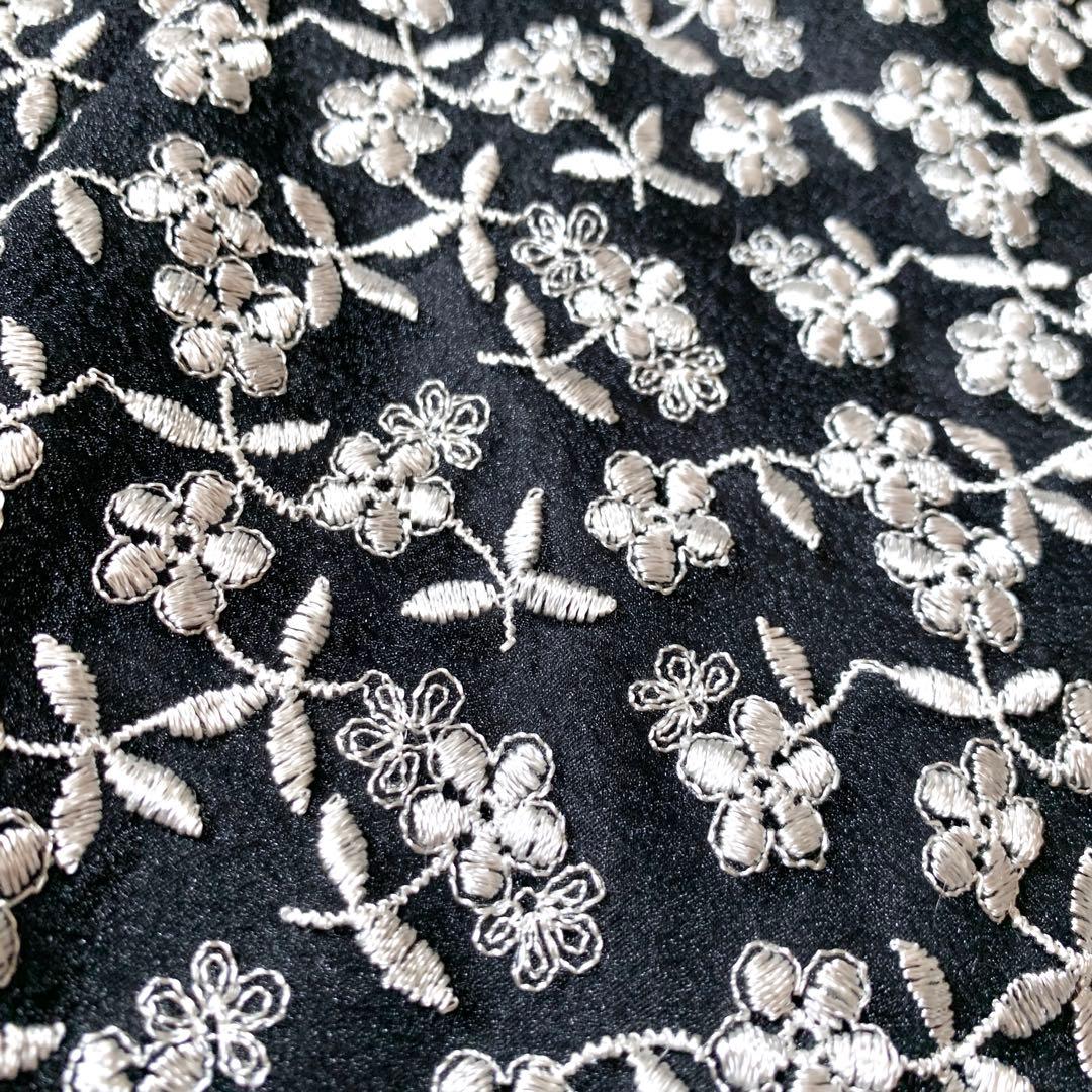 美品✨高級感 エムズグレイシー フラワー刺繍 レース ワンピース ベルスリーブ