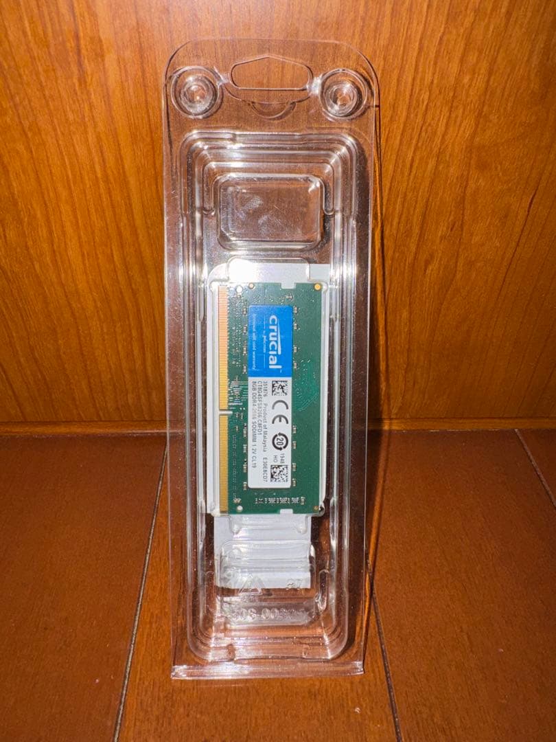 Crucial 8GB DDR4-2666 SODIMMノートPC用メモリ