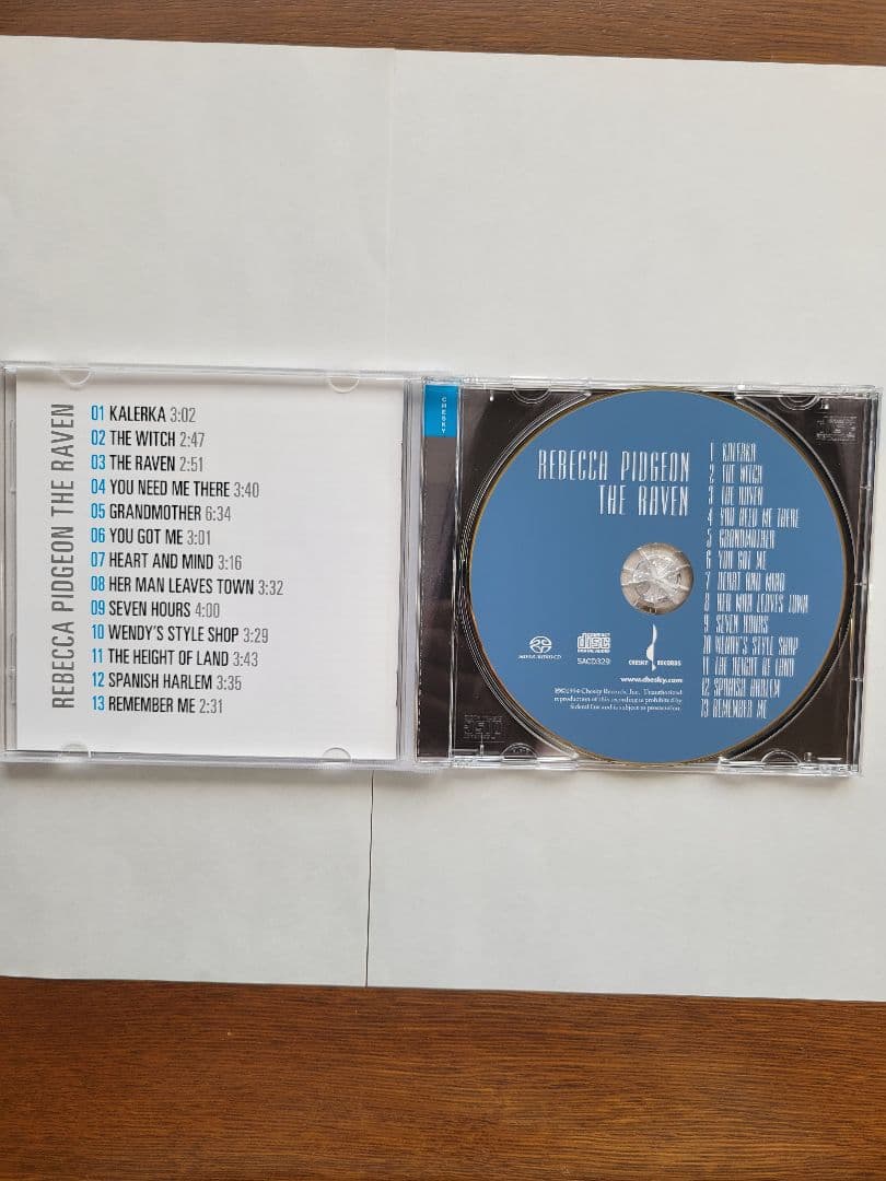Rebecca Pidgeon/ The Raven(SACDハイブリッド盤)