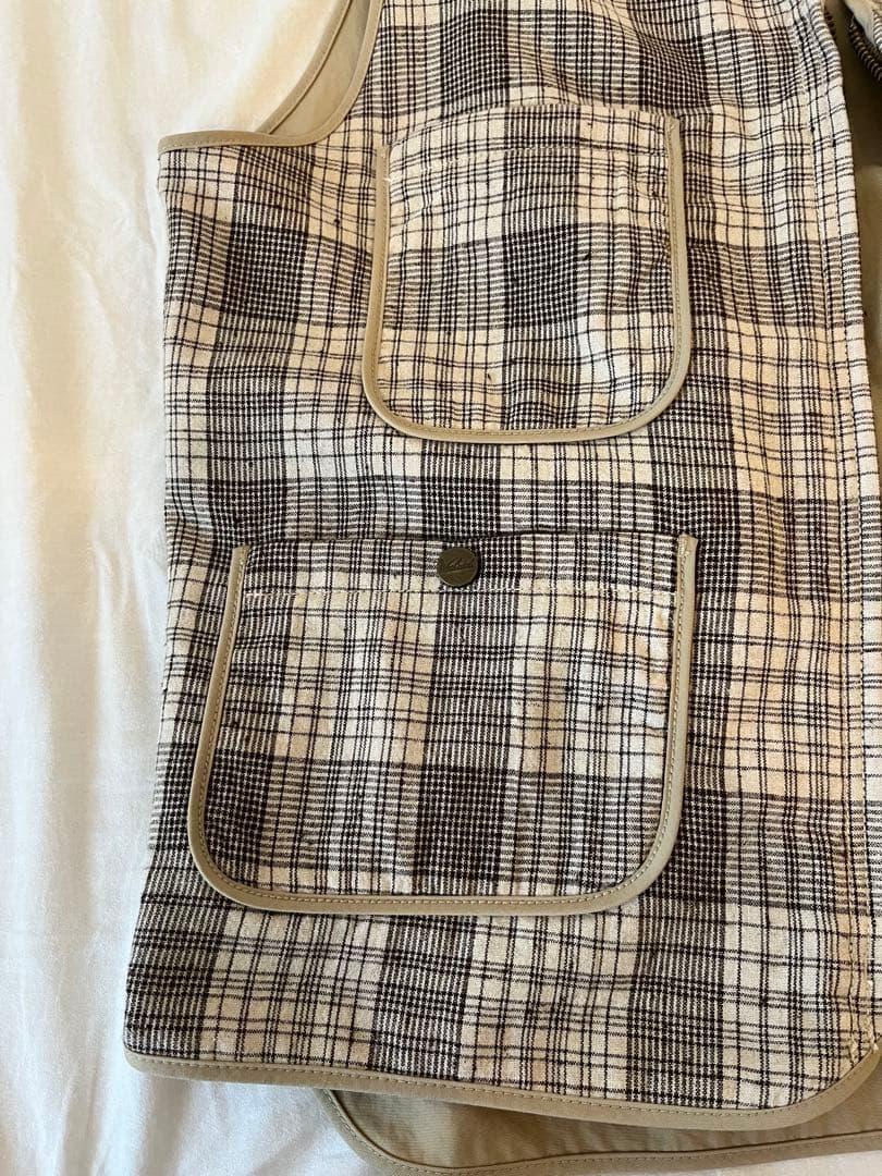 ✴︎未使用タグ付き　25SS woolrich コットンリネンベスト　Mサイズ
