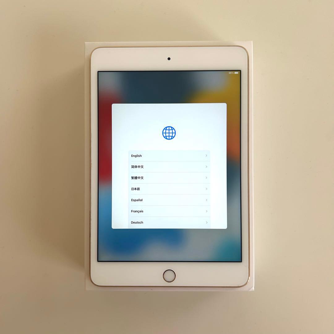 iPad mini 4 ゴールド Wi-Fi 128GB 箱付き