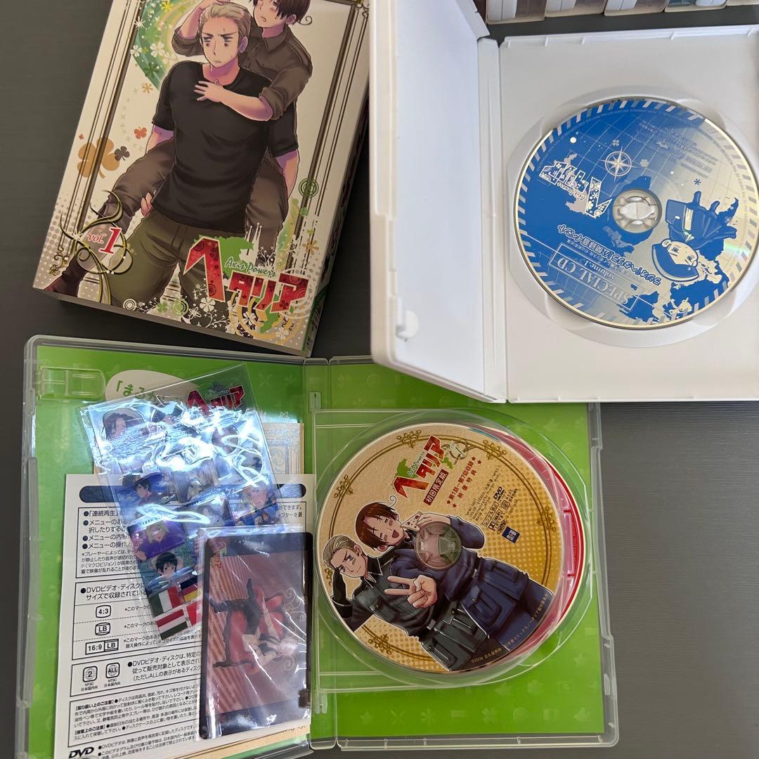 【アニメイト限定版】ヘタリア DVD 全巻セット 特典クリアカード完備