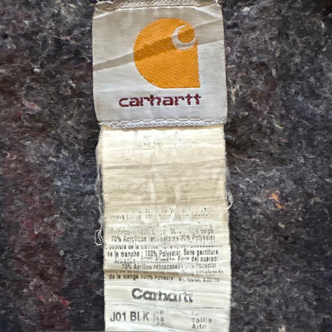 carhartt デトロイトジャケット　ブラック　フェード　usa ボロ