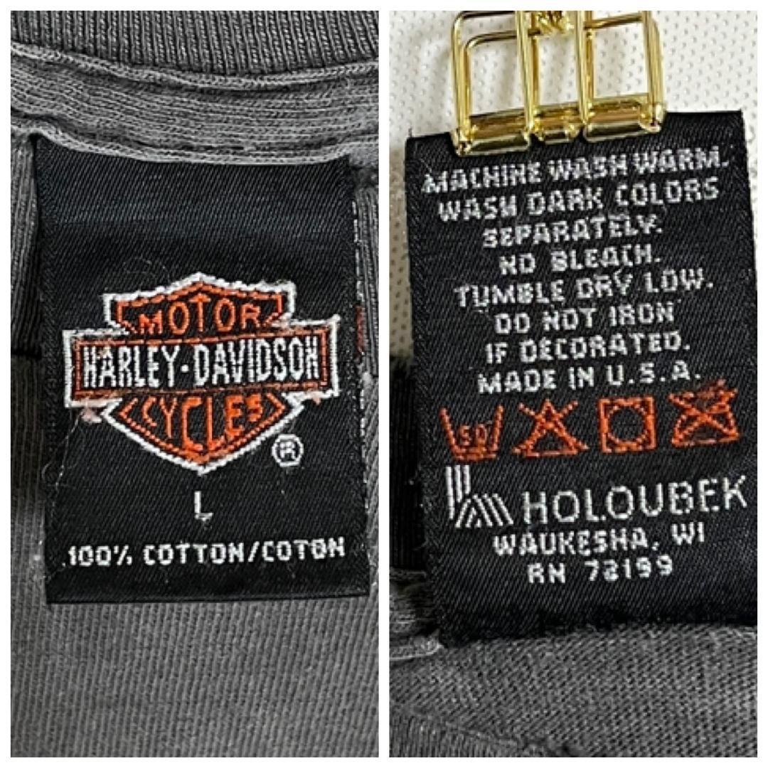 90s USA製 ハーレーダビッドソン ボロ ヴィンテージ Tシャツ Lサイズ