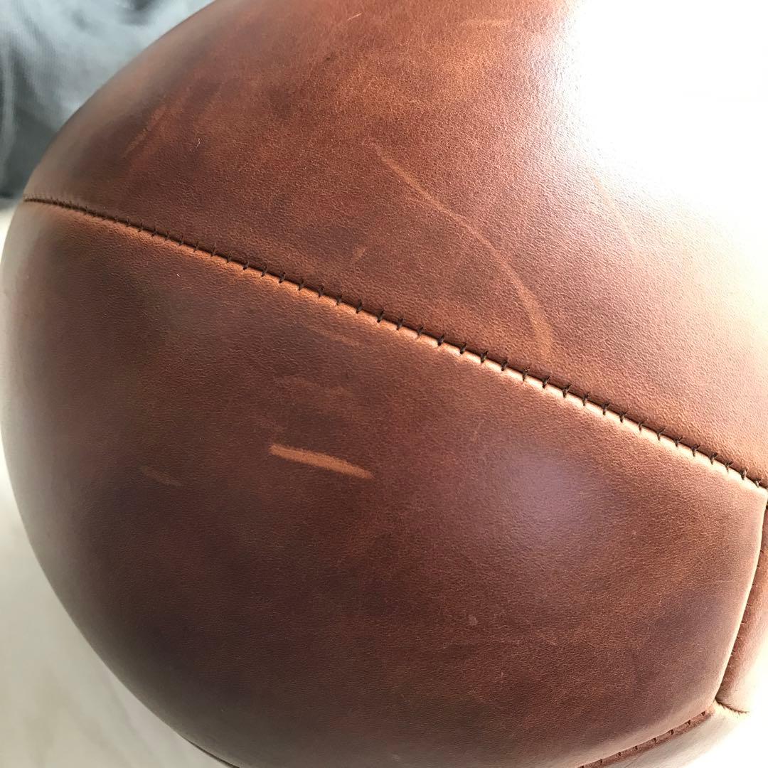 FYSIK 本革メディシンボール 約5kg 収納袋付き