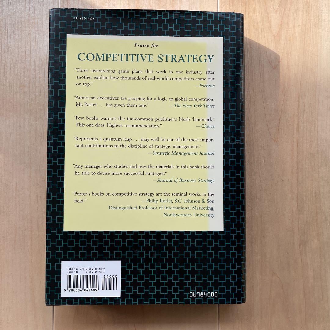 洋書 Michael E. Porter Competitive Strategy