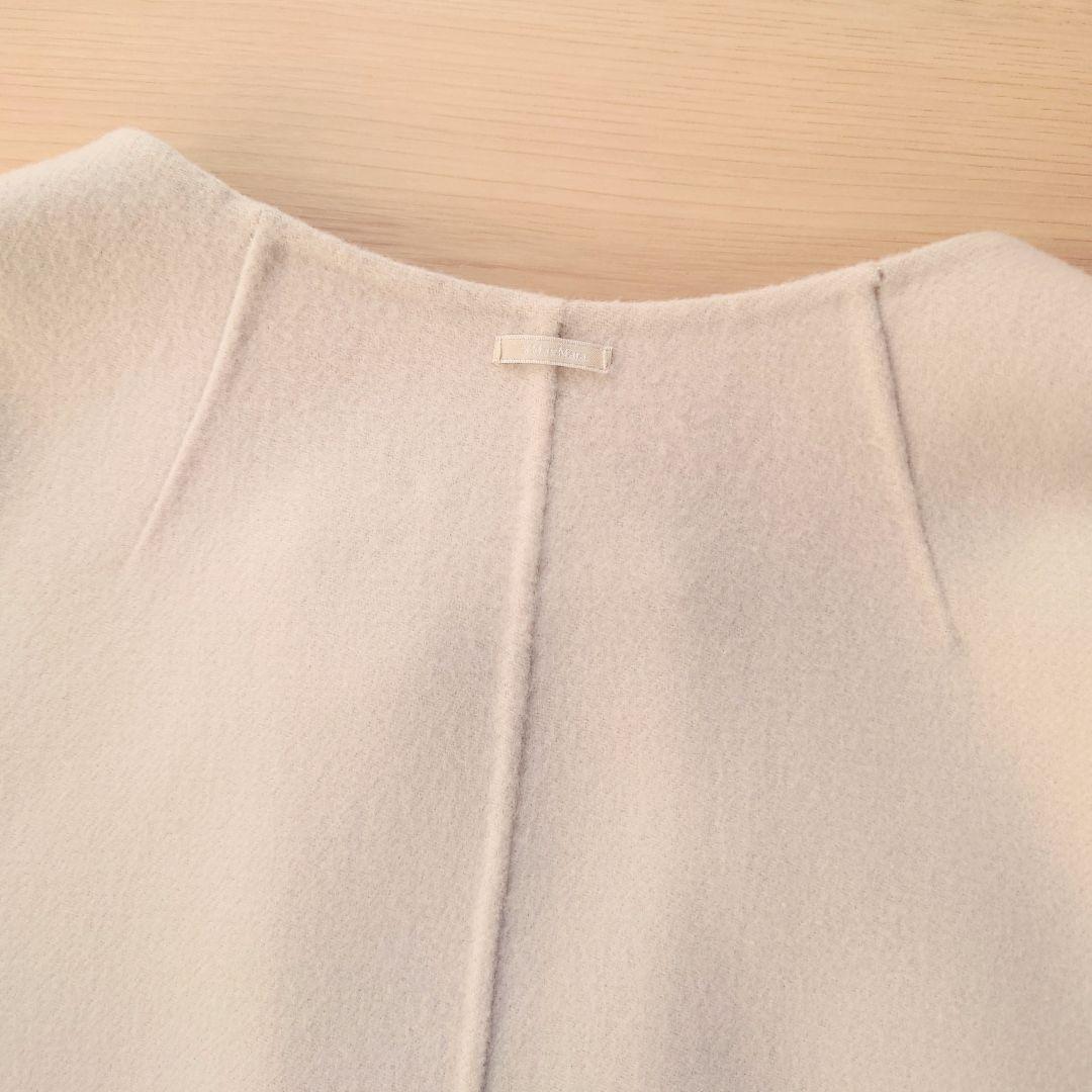 'S Max Mara　ピュアヴァージンウール ダブルフェイスロングコート
