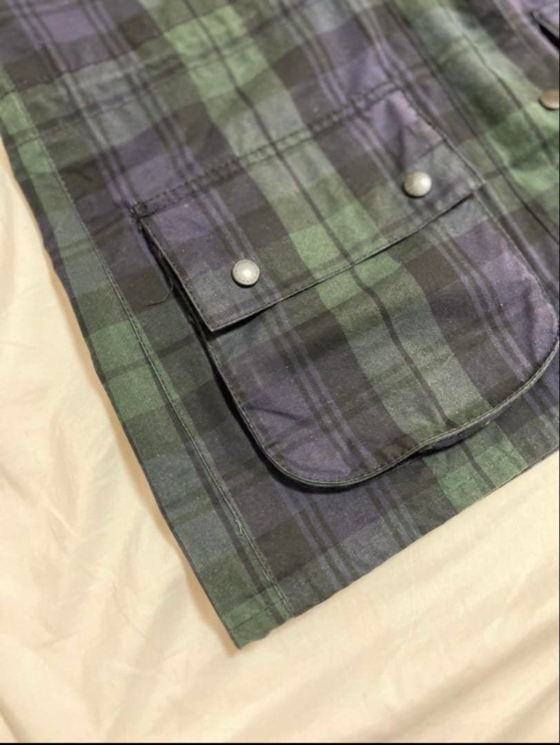 【美品】BARBOUR バブアー オイルドジャケット グリーン 36