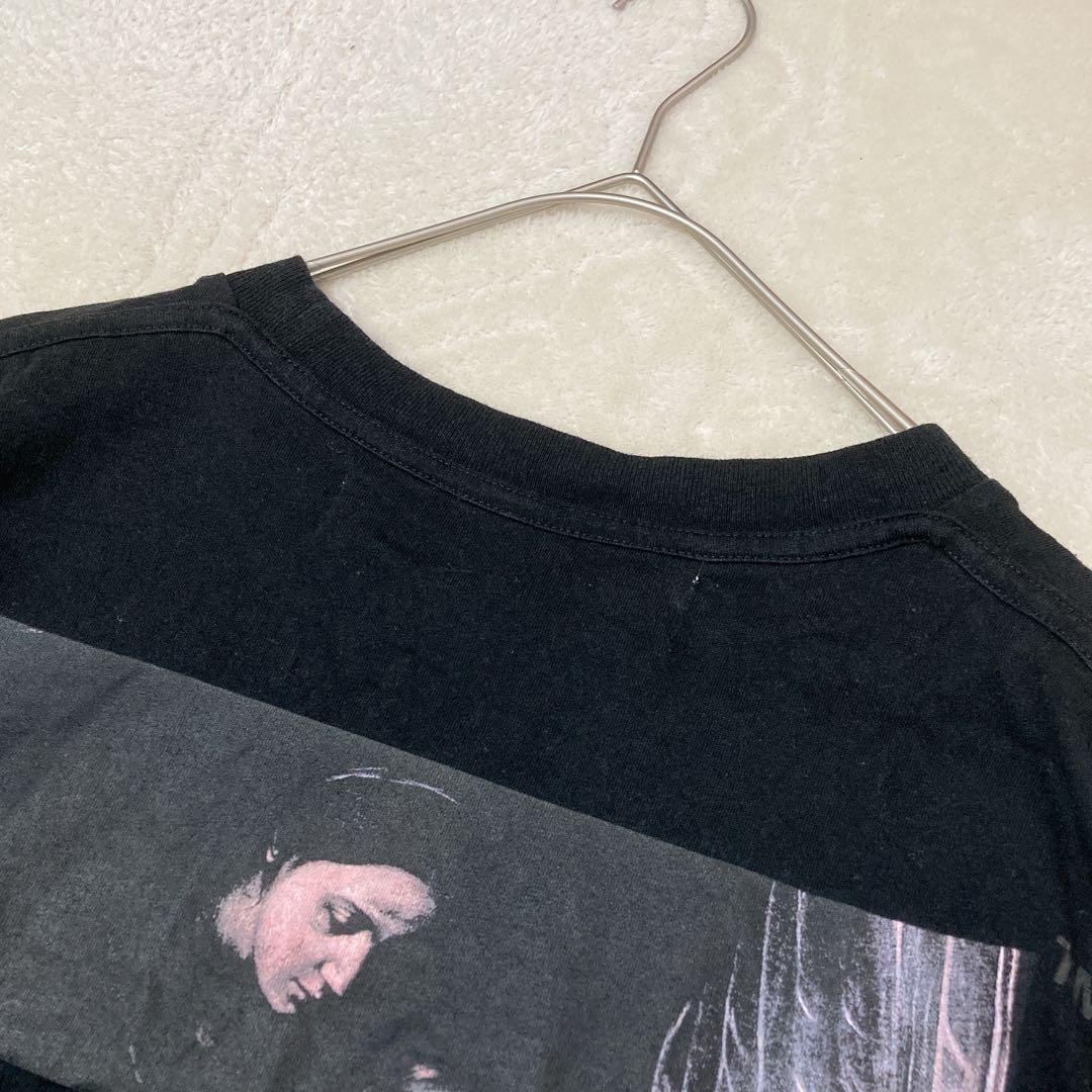 OFF-WHITE オフホワイト 半袖Tシャツ 絵画 アロープリント M BK