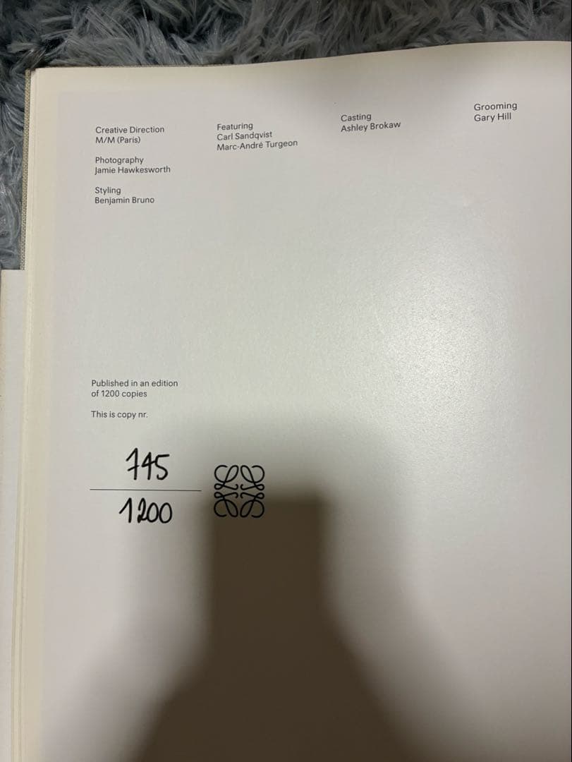 LOEWE Jonathan Anderson初期コレクション 限定1200部