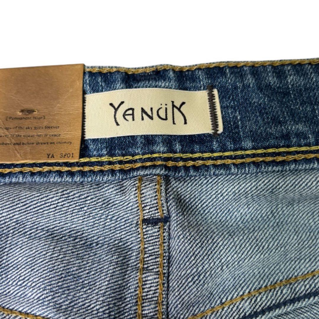 新品タグ付✨YANUK ヤヌーク セミフレア デニム 23 カットオフ