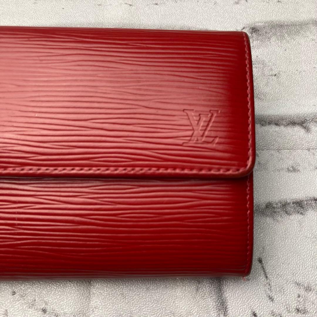 ルイヴィトン☆長財布　レッド　エピ　ポルトフォイユ　サラ　M60316