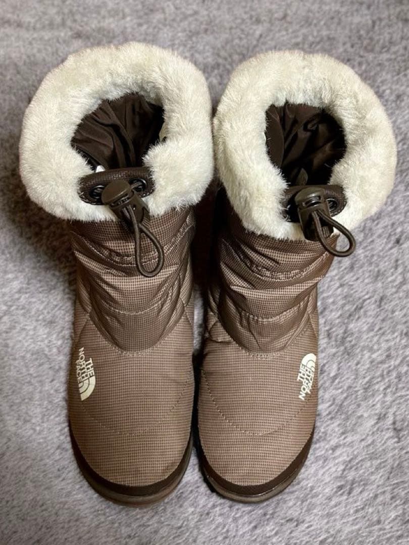 美品 THE NORTH FACE ヌプシ ファーブーツ スノーブーツ 22cm