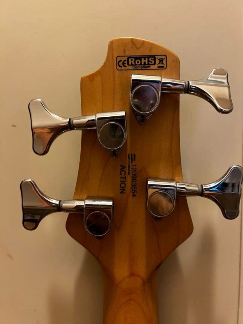 Cort Action ベース レッド ソフトケース付き 中古