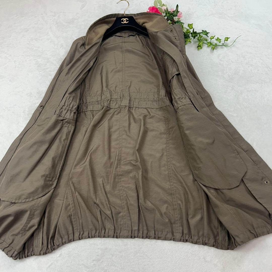 J454 美品 M 9 レリアン 裾ドローコード モッズコート レディース
