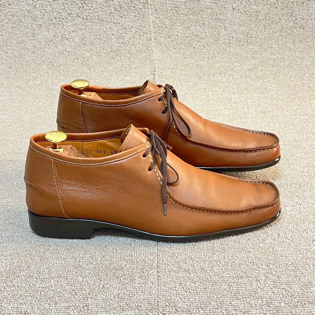 美品✨JM WESTON チャッカブーツ ブラウン レザー 6D