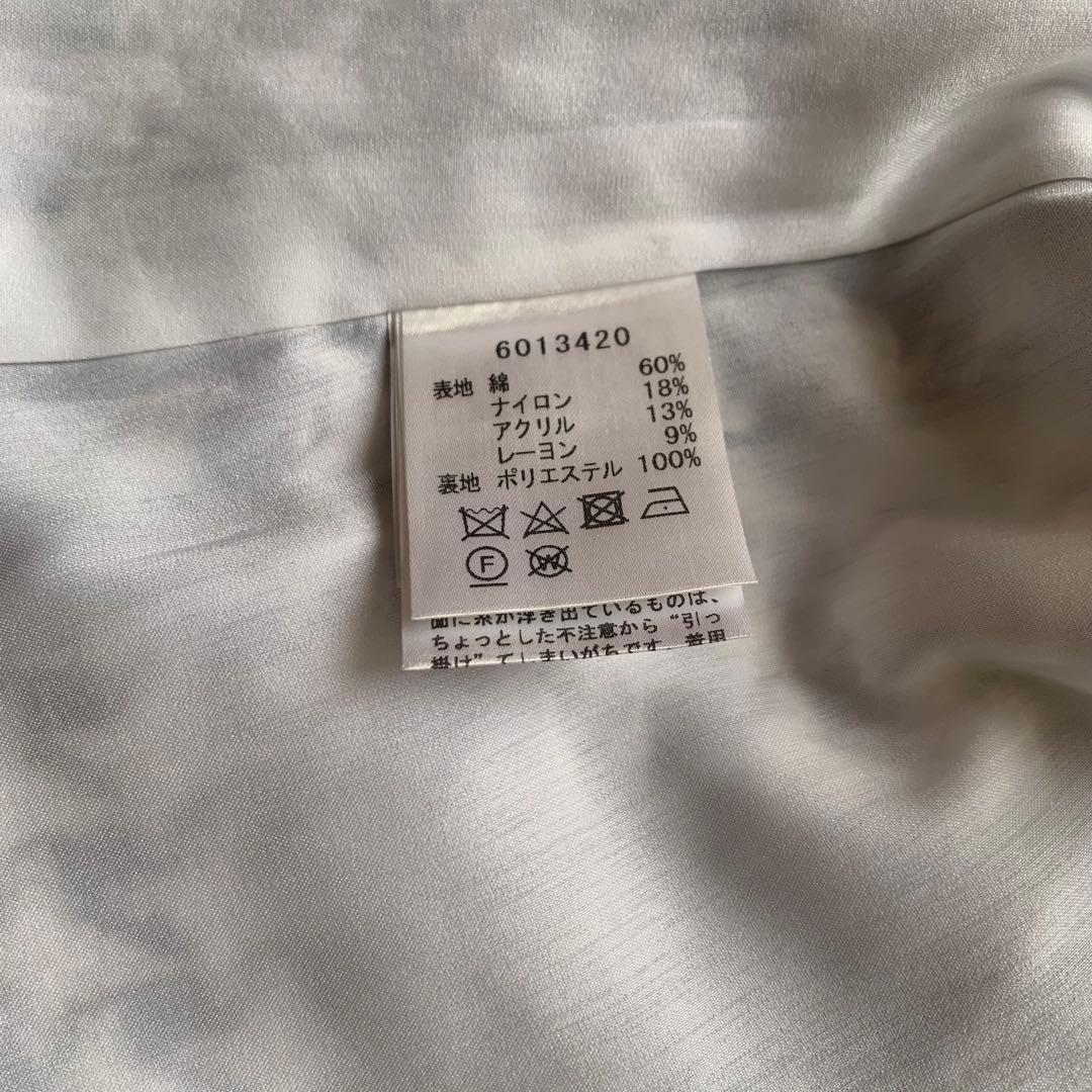 未使用♡ルネ TISSUE製 千鳥柄 パールボタン ツイードジャケット 34