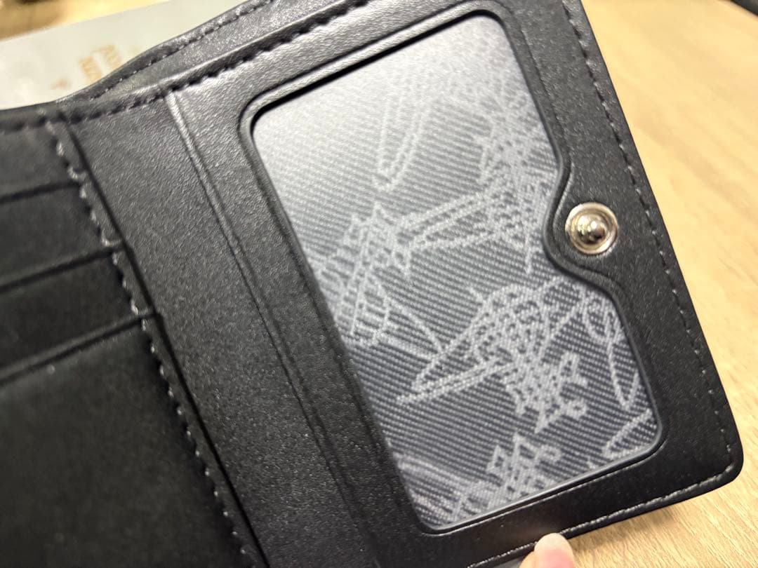 (新品未使用)Vivienne Westwood ブラック三つ折り財布