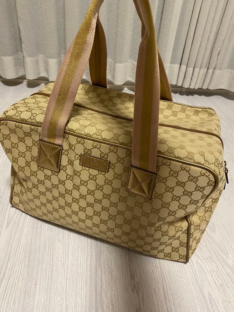 【GUCCI 】GGパターン ボストンバッグ