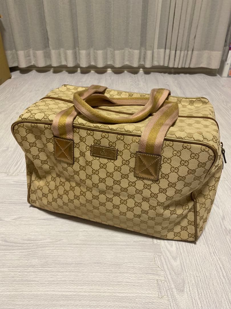 【GUCCI 】GGパターン ボストンバッグ