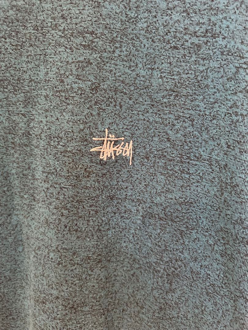 Stussy 青✖️茶リバーシブルTシャツ 未使用タグ付き