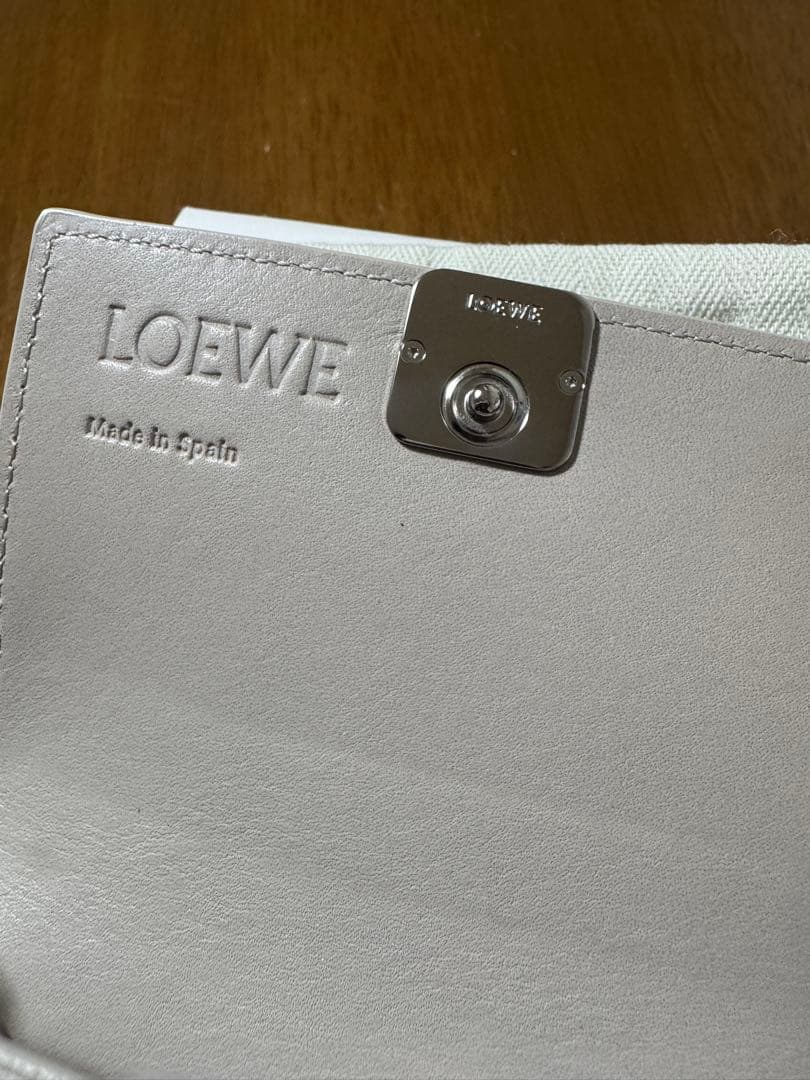 【美品】LOEWE PEBBLE GRAINED CARDHOLDER