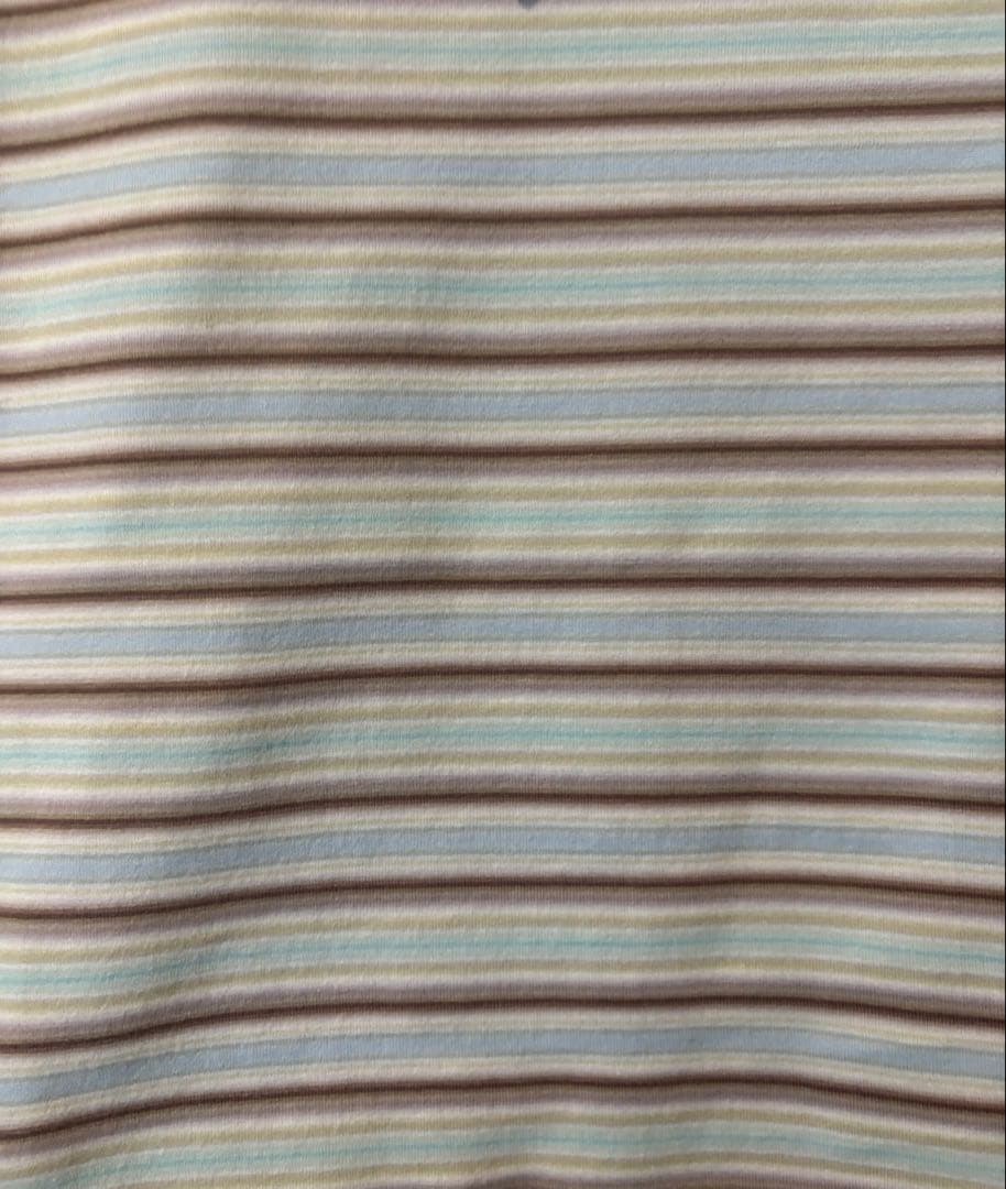 【限定値下】AURALEE GRADIENT STRIPE JERSEY TEE