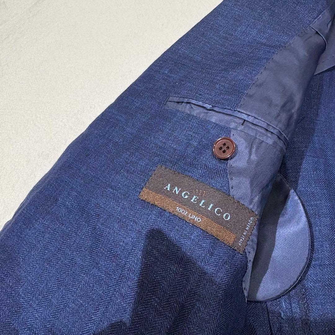 BlueGrigio RING JACKET 麻 リネン テーラードジャケット