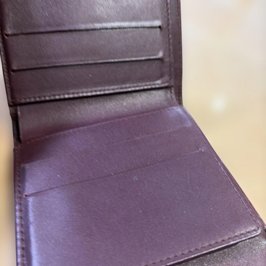 Louis Vuitton モノグラムマット 三つ折りWホック財布